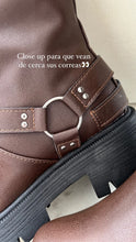 Cargar imagen en el visor de la galería, BIKER BOOTS BROWN