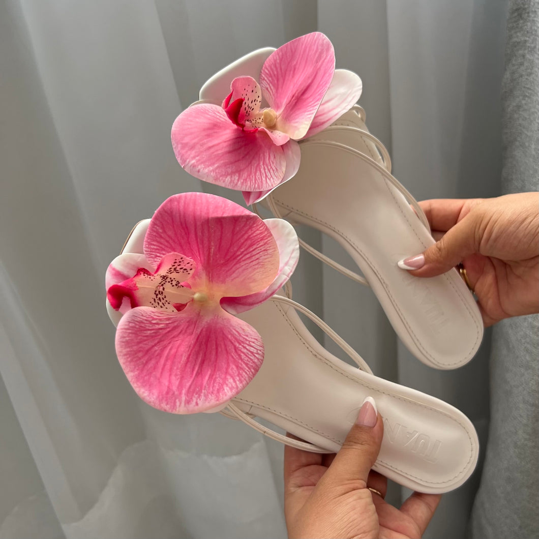 ORCHID HEELS IVORY